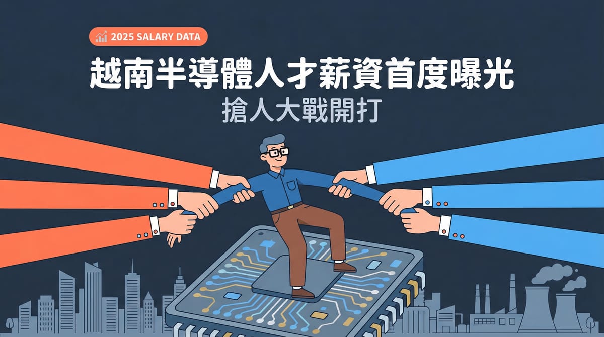 【越南半導體人才薪資首度曝光，IC 設計主管月薪上看 1.7 億越盾】