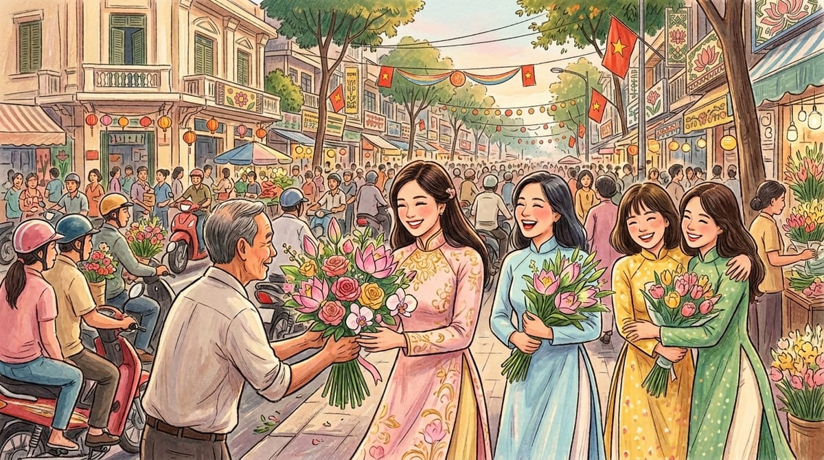 一年過兩次婦女節的國家：越南怎麼慶祝 3/8？