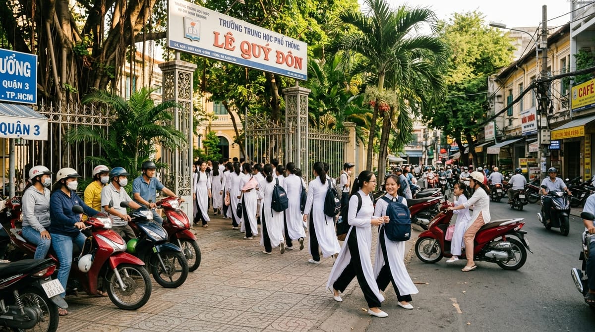 越南學生怎麼念書：5-4-3 制、沒有寒假、畢業考一次定生死