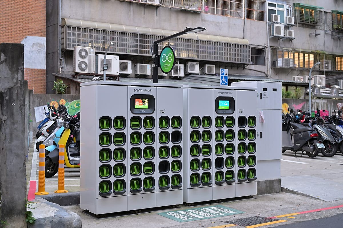 Gogoro 換電站示意圖，2026 年第四季將在越南推出當地市場專屬新車款