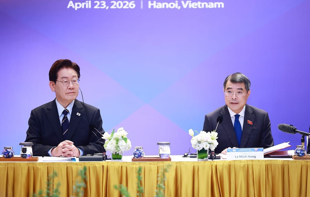 李在明帶 5 大財閥訪越：3.6 億美元地鐵列車合約 + 73 項企業 MOU 落地