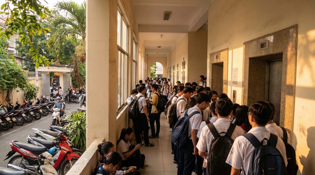 為什麼越南市區的大學只有幾棟大樓？老校區的空間困境