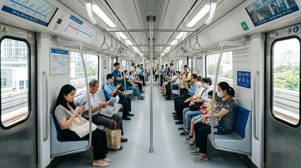 越南胡志明市史上第一條捷運：體驗篇