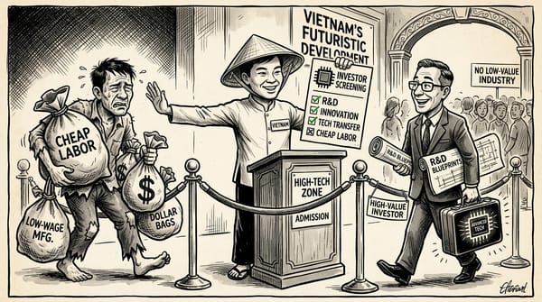 越南為外資定下新規矩，挑的不是金額而是技術含量